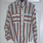Urban Outfitters BDG Striped Multicolor Button-Up Women oversized shirt Photo 1