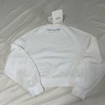 Alexander McQueen NWT authentic  white bustier print sweatshirt size italy40 Photo 5