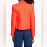L'Agence  Brooke Double-Breasted Cropped Blazer, Orange, SZ 2, $650 Photo 4