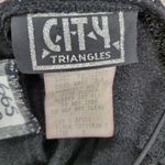 City Triangles Vtg  Black Glitter Prom Dress M Strappy Open Back Y2K 90s Evening Photo 2