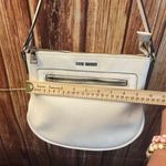 Steve Madden Women’s Faux Leather Textured White Shoulder Bag Photo 3