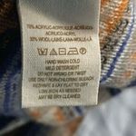 Free People  Mini Sweater Dress Gray Fair Isle Nordic Tunic Wool Blend Sz Medium Photo 14