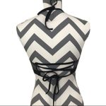 Athleta  Chevron Lace-up Bikini Top - Size S Photo 1