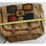 Montado Portugal Natural Cork Tote Bag Handbag Purse Tan Red Bow W/ Wallet NWT Brown Photo 7