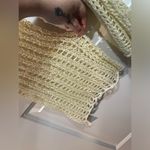 Odiva NWT Crochet Pullover Swimwear Cover Up Pants Size Large in Crème Color Photo 10