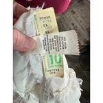 Wedding dress 1970s boho bishop sleeves ruffle train white cream Size 10 Photo 12