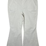 American Eagle Womens Size 16 Light Beige High-Waisted Corduroy Festival Flare Photo 0