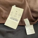 J.Crew Halter Tie Neck Crossover Scoop Back Swimsuit in Dark Brown Size 12 NWT Photo 3