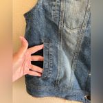 Marvin Richards  Vintage Faux Fur Denim Vest Size L Photo 3