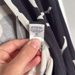 Diane Von Furstenberg  100% Silk Black and White Wrap Dress - 8 Photo 4