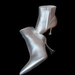 Open Edit  Blythe silver metallic booties! Nwot Photo 5