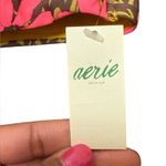 Aerie American Eagle Pink and Orange Floral Bikini Top Size M Photo 2