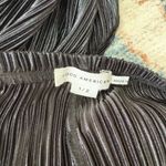 Good American Plisse Pull On Wide Leg Pants Women’s Size 1/2 Black NWT Photo 5