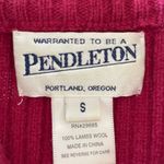 Pendleton Lambs Wool Red Vest Photo 3