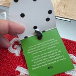 Kate Spade  Beaded Pouch "Going To Target" Red White NWT 8" X 6" Wristlet Photo 9