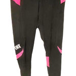 PINK - Victoria's Secret Victoria's‎ Secret PINK Size XS Ultimate Yoga Leggings Pants Black & Hot Pink Photo 0