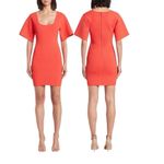 Herve Leger NWT  Paris Contour Corset Ribbed Knit Mini Body-con Dress in Red Sz M Photo 1