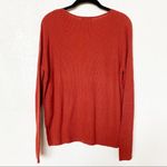 BP . V-Neck Pullover Sweater Red Ochre Size Small Photo 7