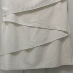 Bailey44 Bailey / 44 White Fitted Asymmetrical Layered Sleeveless Blouse - Size Medium Photo 4