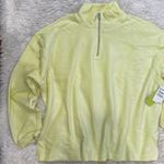 BP NWT X Wildfang Quarter Zip Mock Neck Velour Corduroy Pullover Photo 2