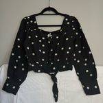 Moon River  padme polka dot blouse size Medium Photo 5
