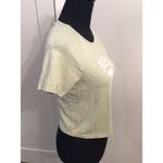 Hollister Sage Green  Paris Crop Top Tee women's Athletic Club Large L Photo 2