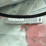 Hunter bell M Zip Jumpsuit geometric print Colorful Cup Sleeves flounxy feminine Size M Photo 2