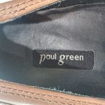 Paul Green  Nina Loafer Pump Size 10 Antelope Star Leather Platform Shoe Photo 9