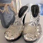 BCBGirls BCBG High Heels Slip On Shoes Open Toe Stilletto Photo 4