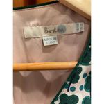 Boden Floral Kelly Green & Pink Four‎ Leaf Clover Sheath Belted Tie Dress US 6R Size 6 Photo 12