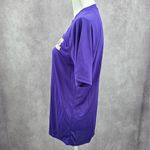 Augusta Sportswear  Purple Active Short Sleeve Cartersville Tshirt Top Small Photo 3