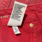 American Eagle SZ 2 Shorts Mid-Rise Stretch Zip-Fly Rear Frayed Hems Pink Wash Photo 6