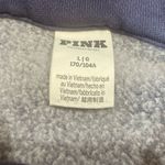 PINK - Victoria's Secret PINK Ivy Fleece Full Zip Sweatshirt Navy Blue Womens Large NWOT Photo 11