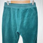 Old Navy Women’s Mid-Rise Vintage Sherpa Sweatpants Teal Size M Photo 3