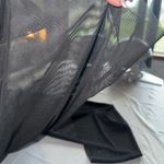 Chic Black Mesh Pants Size M Photo 1