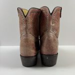 Sundance  Womens Beige Studded Leather Western Cowgirl Ankle Boots Size 8 Photo 3