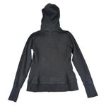 Athleta Triumph Hoodie Black Full Zip Sweatshirt Jacket Thumbholes Size Small Photo 1