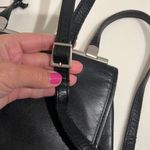 Hartmann vintage leather purse, black, toggle flap closure, EUC Black Photo 3