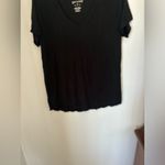 American Eagle  black soft & sexy v neck short sleeve t shirt size Small Photo 2
