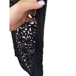 Anthropologie Maeve Laser Cut Basalt Sheath Dress 0 Black Mother of Bride Event Photo 8