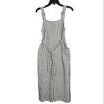 Urban Outfitters Miranda Striped Belted Jumpsuit black and white pin stripe crop Photo 2