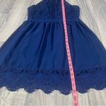 Fransca’s Elegant Navy Blue Dress; Large Women’s Photo 4