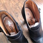 Anthropologie No. 704b • Anthro Erika ankle boots black leather booties shooties heeled Photo 4