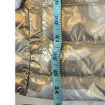 Lole Maria Metallic Gold Camouflage Puffer Vest NWT Sz Lg Zipper Closure Women Photo 14