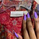 Van Heusen  For Her Floral Button Down with Shoulder Pads Photo 1