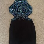 Faviana Crystal Sequin Cut-Out, Open Back, Bodycon Homecoming Dress Photo 0