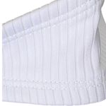 Wild Fable NWT ~  White Ribbed Bralette Bikini Swimsuit Top ~ Size D/DD 8-10 Photo 4