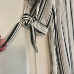 Iz Byer  Striped Cold Shoulder Blouse Large Photo 3