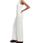 Madewell NWD Wide Sweep Trousers Airy Denim Tile White Size 30P Photo 1