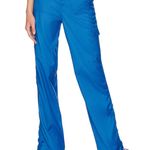 superdown  Raina Blue Cargo Pants LARGE Parachute Drawstring Hem Revolve $78 NEW Photo 1
